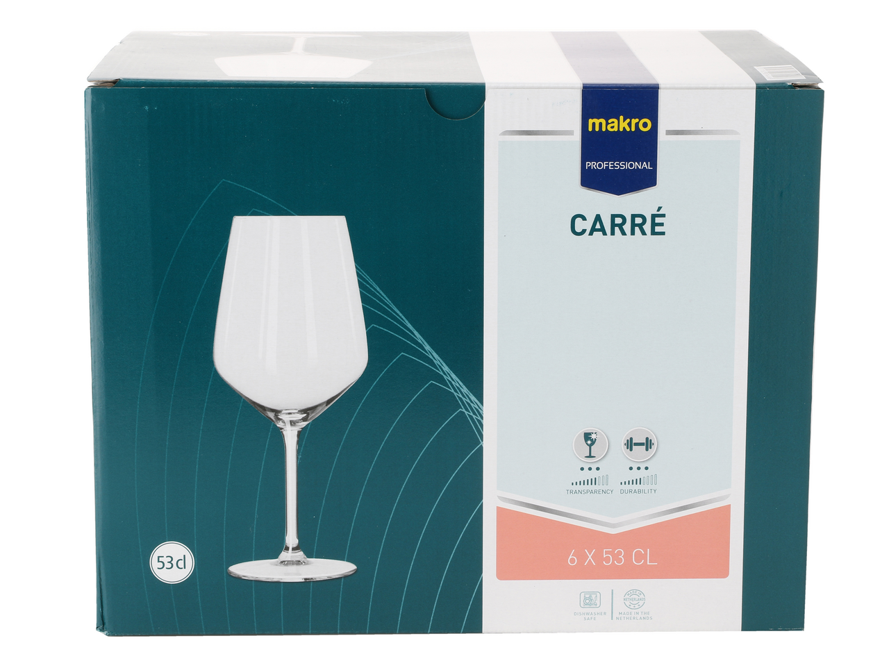 METRO PROFESSIONAL copa vino carre 53cl contiene 6 unidades