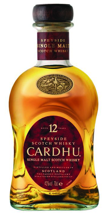 CARDHU whisky escocés malta70cl Alc. 38% vol.