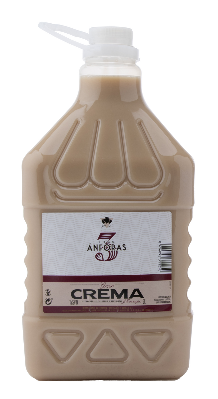 TRES ÁNFORAS licor crema 3L