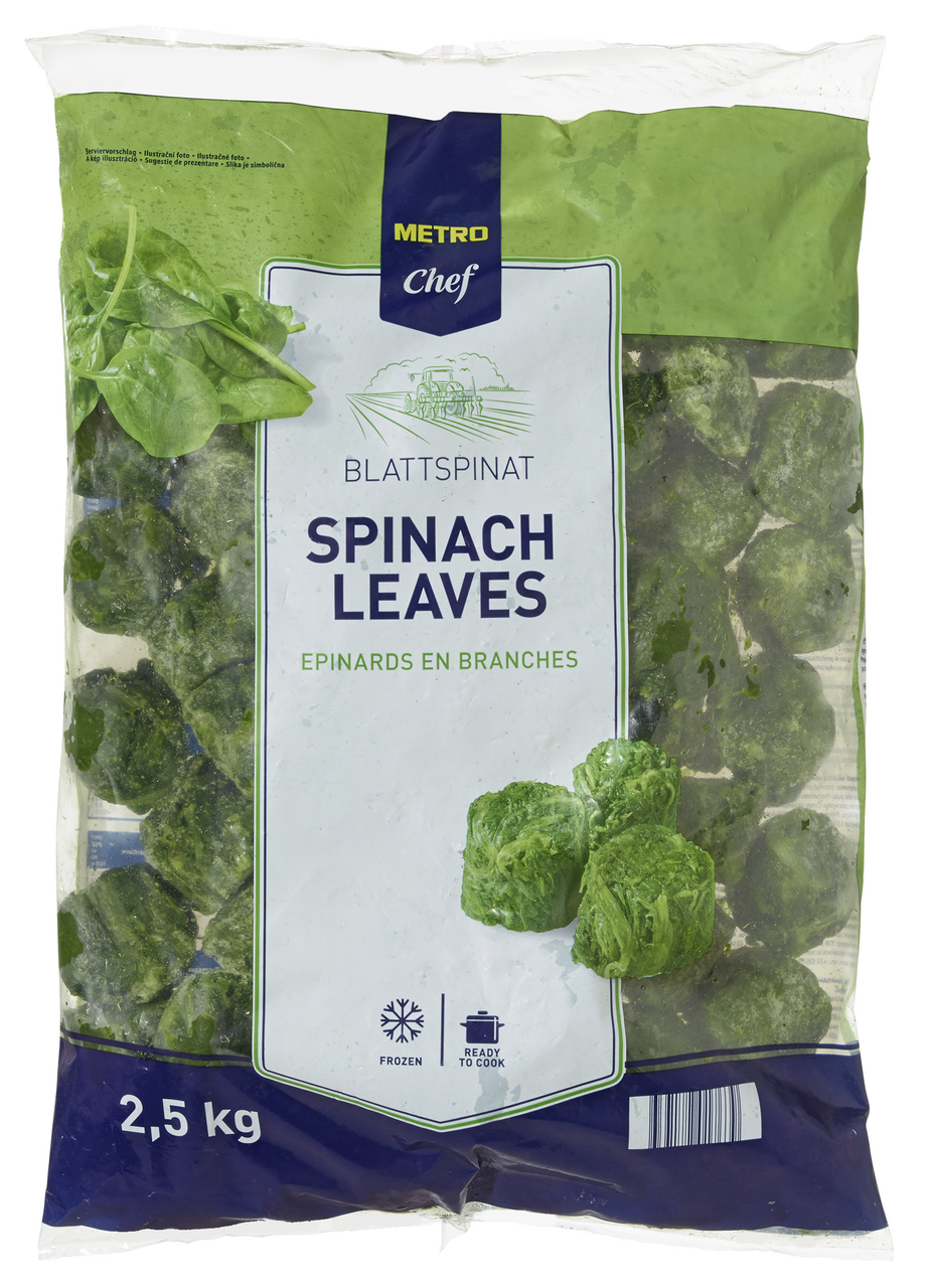 METRO Chef Espinacas hoja 2,5 Kg