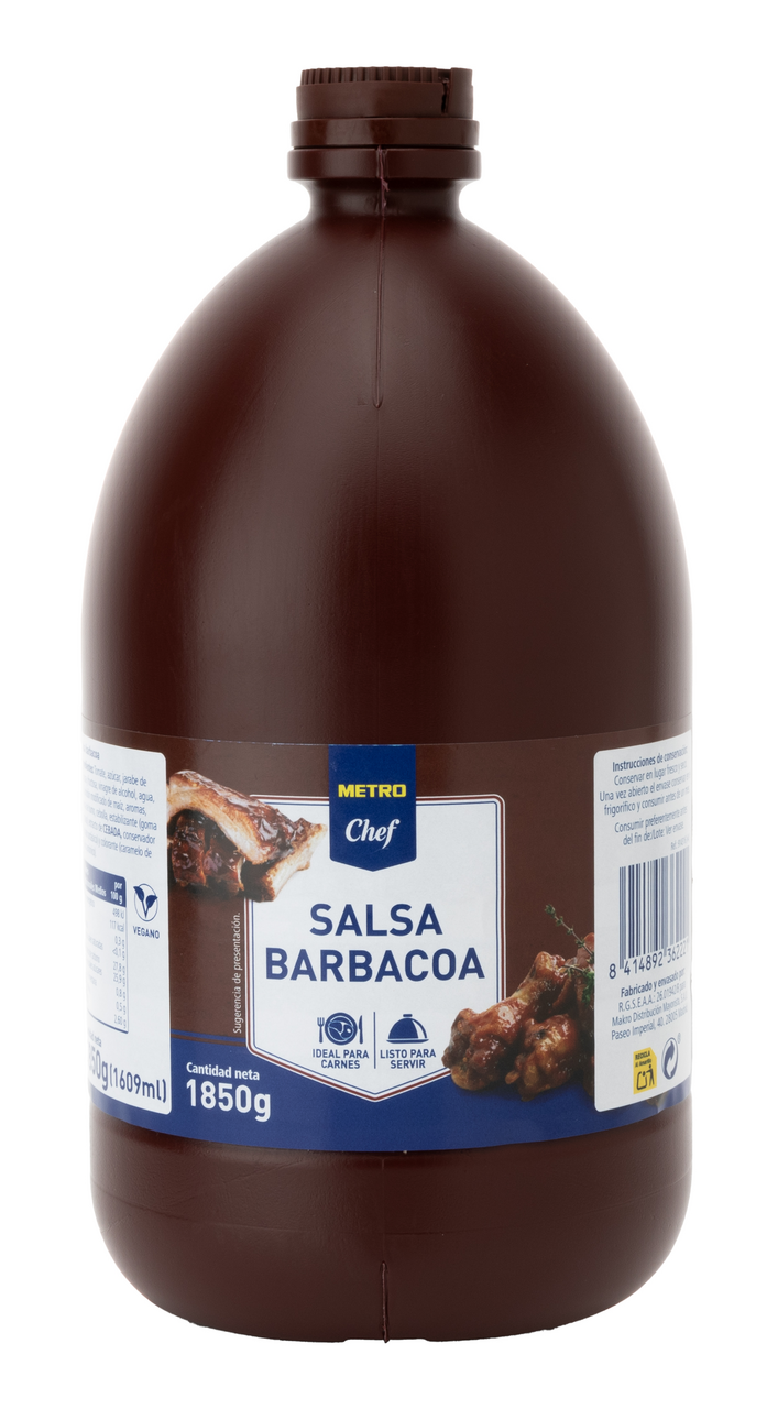 METRO Chef Salsa barbacoa en bidón 1850g