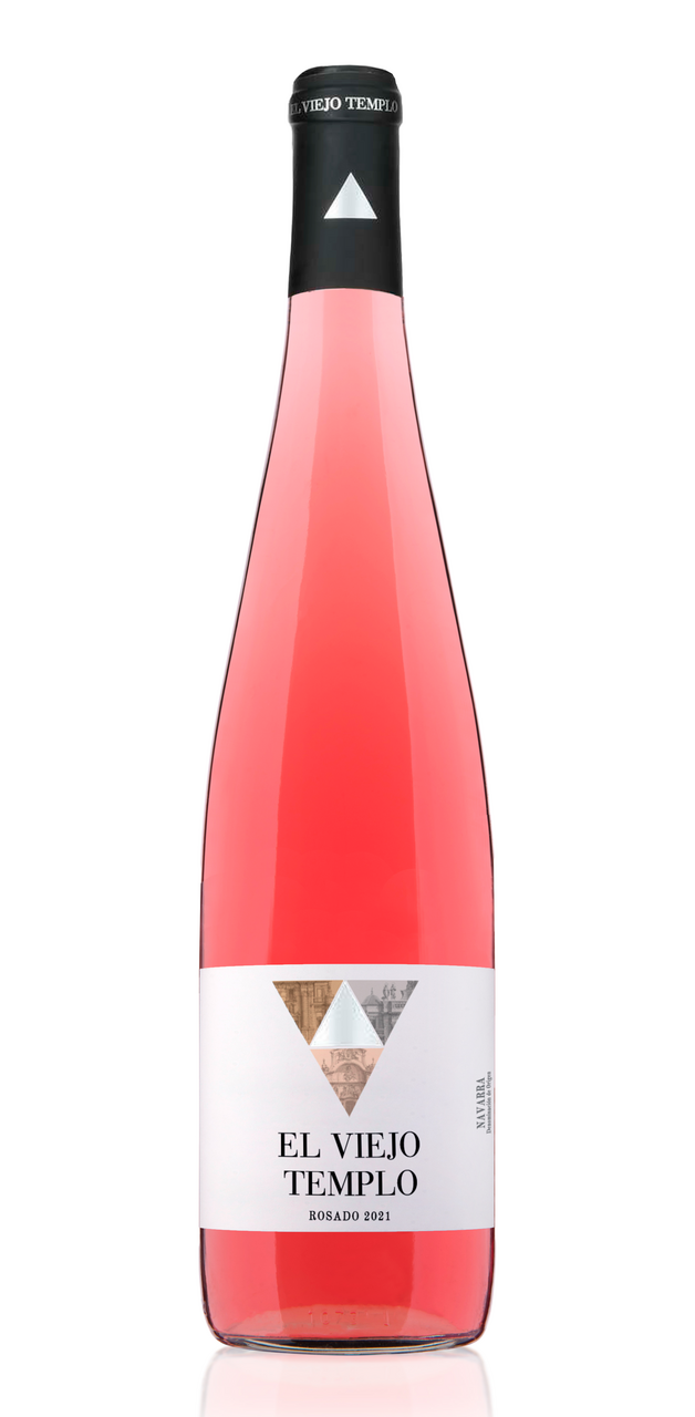 EL VIEJO TEMPLO vino rosado Navarra botella 75cl