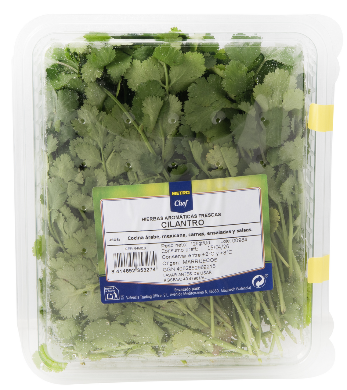 METRO Chef Cilantro bolsa 125g