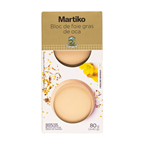 Martiko hígado de oca 40 g contiene 2 bloques (total 80 g)