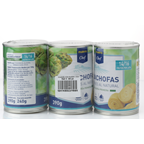 makro Chef alcachofas 14/16 piezas lata 240gne contiene 3 unidades (340 g)