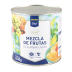 makro Chef cóctel de frutas almibar ligero lata 1485 gne (2650 g)