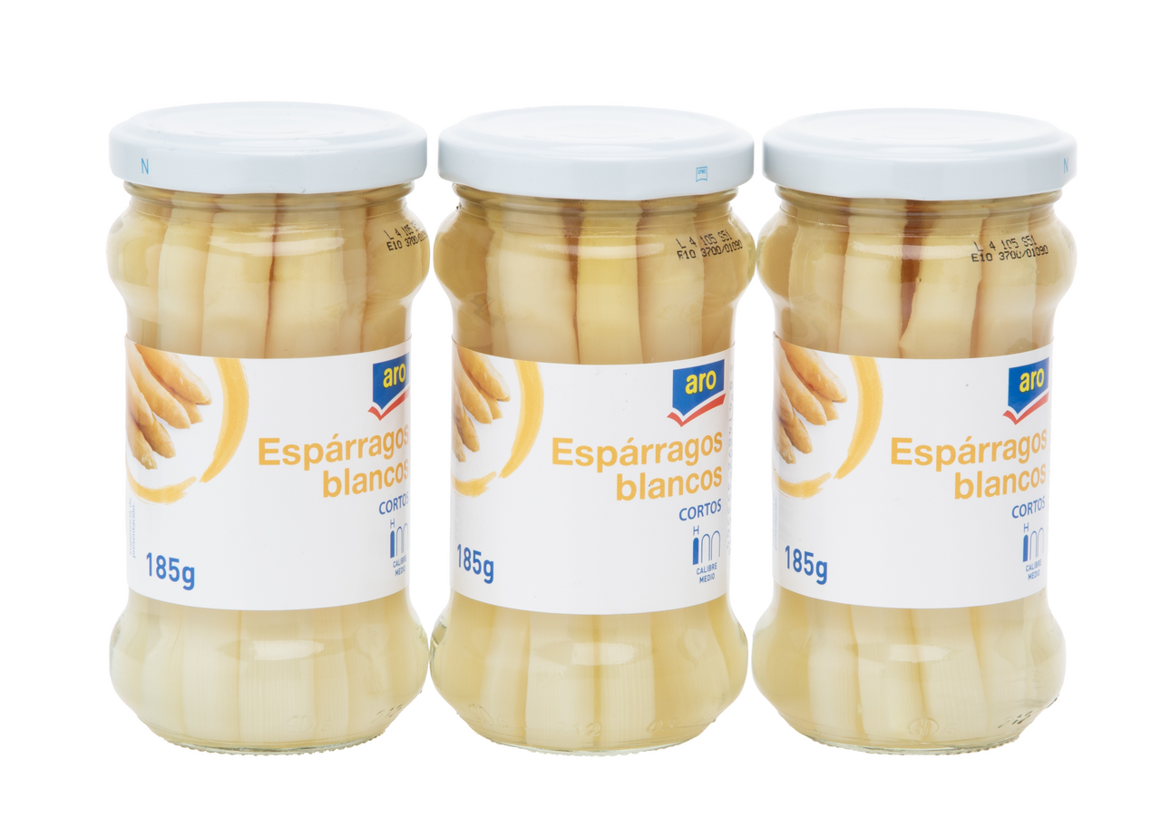 aro espárrago corto blanco 110 gne contiene 3 unidades (185 g)