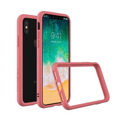 Bumper RhinoShield Crashguard Rose Corail pour iPhone X RHINOSHIELD | METRO