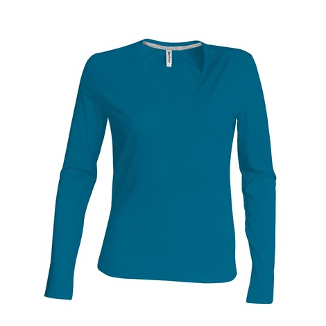 t shirt femme cyan