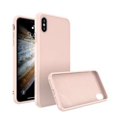 Coque Rhinoshield SolidSuit Classic Rose Poudré pour iPhone XS RHINOSHIELD  | METRO