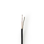 Câble Coaxial  Rg174  25,0 M  Boîte-cadeau  Noir Usage Non Intensif Nedis