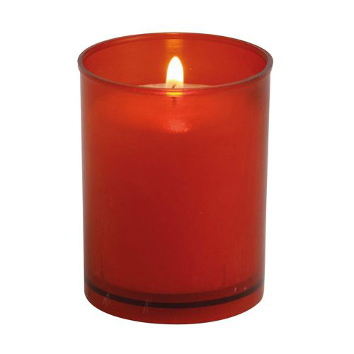 Exprim Recharge bougie dans pot rouge +/- 16h x 25