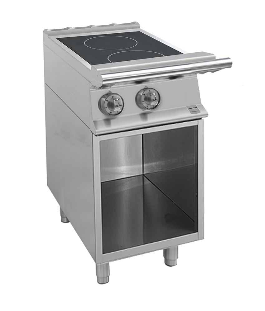 Fourneau vitrocéramique 2 foyers 800