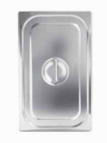 METRO PROFESSIONAL Couvercle bac gastro inox GN 1/2 avec poignée