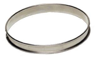 Cercle à tarte inox rond 10 cm H.2.7 cm Gobel