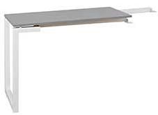 Retour direct Sunday gris clair L.100 cm