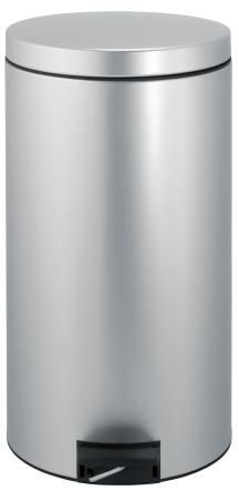 Poubelle à pédale métal gris 45 L Brabantia