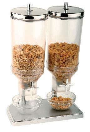 Distributeur à céréales 2 bacs