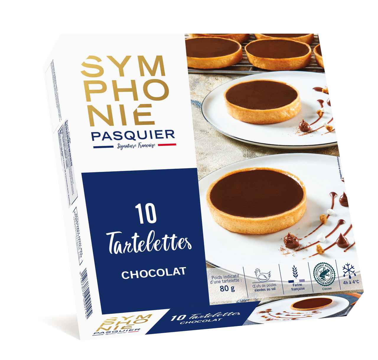 Pasquier Tartelette chocolat 10 x 80 g