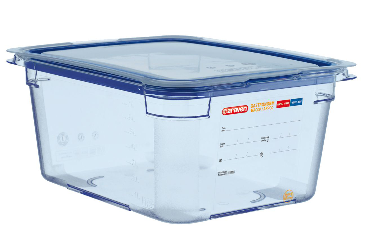 Araven Bac gastro ABS GN1/2 H.15 cm + couvercle