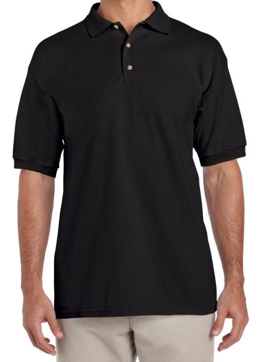 Polo manches courtes noir T.S