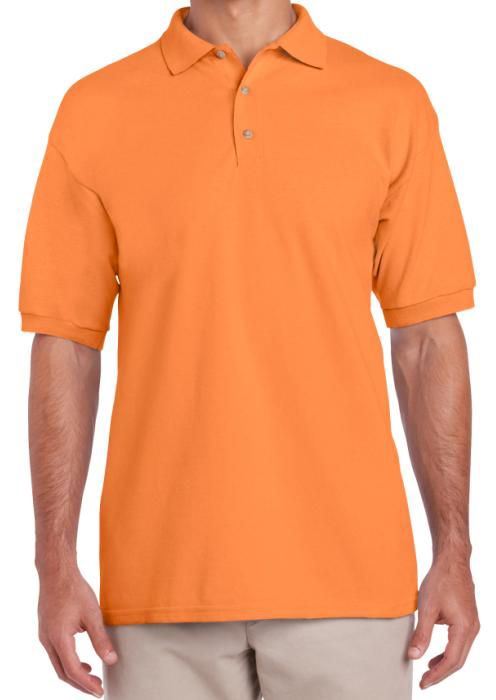 Polo manches courtes orange T.L