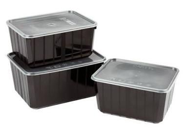 Boîte hermétique Boxcristal noir 1.35 L x 25 Carty