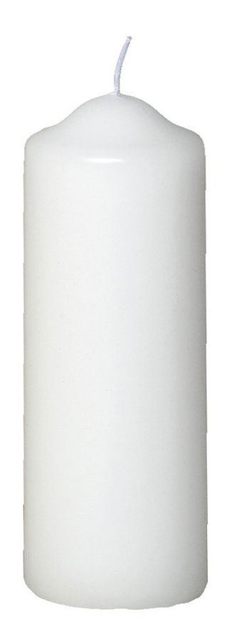 Bougie 3.8 x 11 cm blanc x 20
