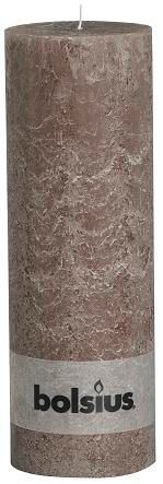 Bougie Rustic taupe H.30 cm