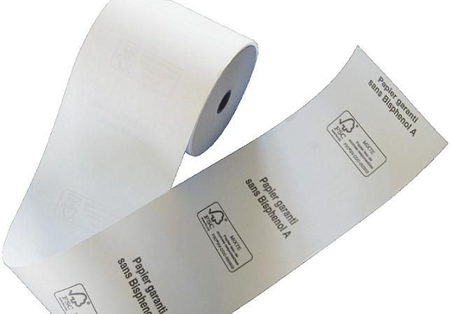 Bobine papier caisse et TPE 80 x 80 x 76 mm x 10