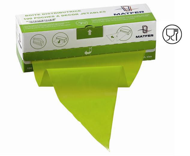 Poche pâtissière jetable confort XL x 100 Matfer