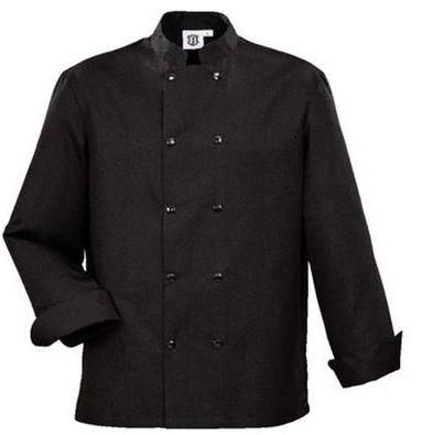 Veste de cuisine noire manches longues H-Line XS