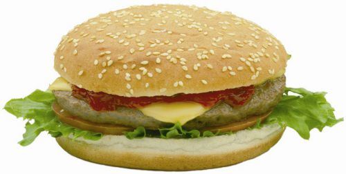 Image adhésive Hamburger