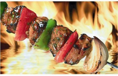 Image adhésive Brochettes