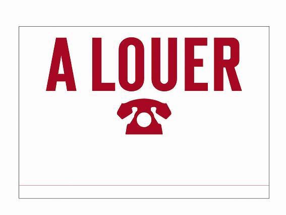 Picto adhésif A Louer