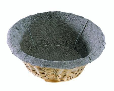 Banneton osier entoilé rond 24 cm 1000 g Vannerie de Villaines