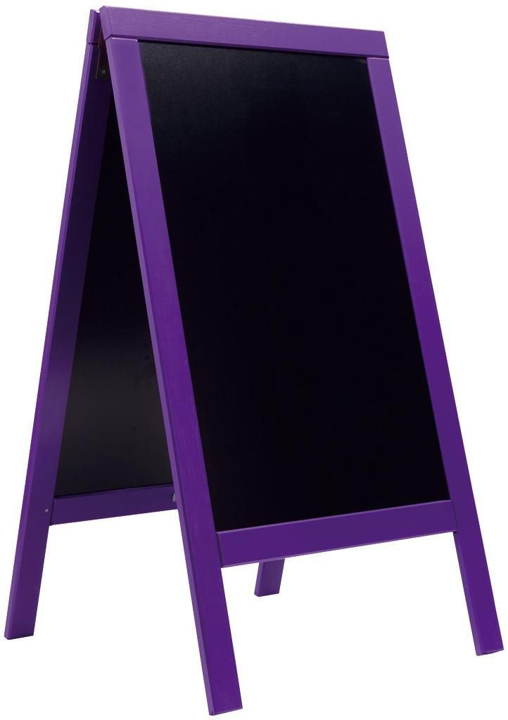 Chevalet de trottoir Violet Color Line 135 x 75 cm