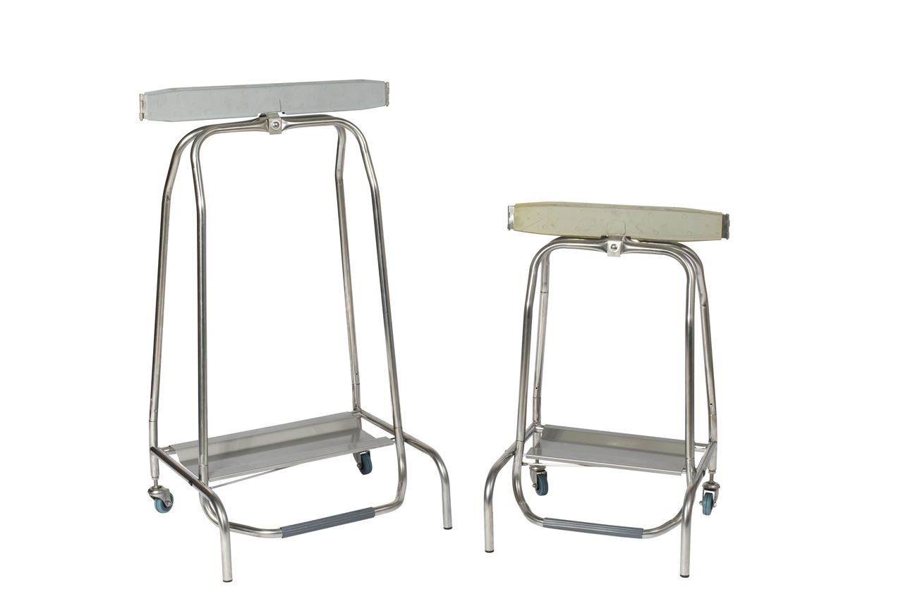 Pince sac poubelle 110 L inox