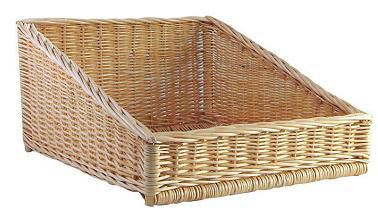 Présentoir à pain osier rectangle 50 x 43 cm Aubry