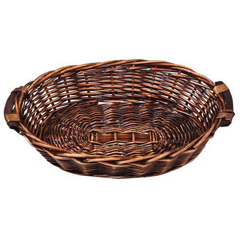 Corbeille de présentation osier ovale 55 x 40 cm