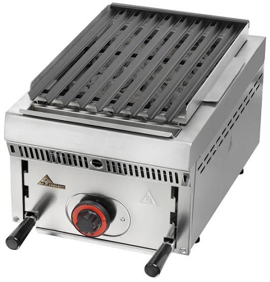 Grill à pierre de lave Parrillas Acier 30