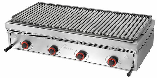 Grill à pierre de lave Parrillas Inox 120