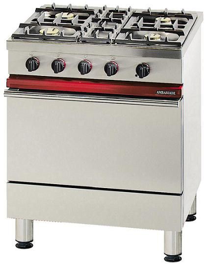 Fourneau 4 feux gaz + 1 four Ambassade de Bourgogne - CG741