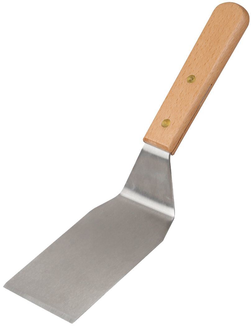 Spatule coudée manche bois FM professional