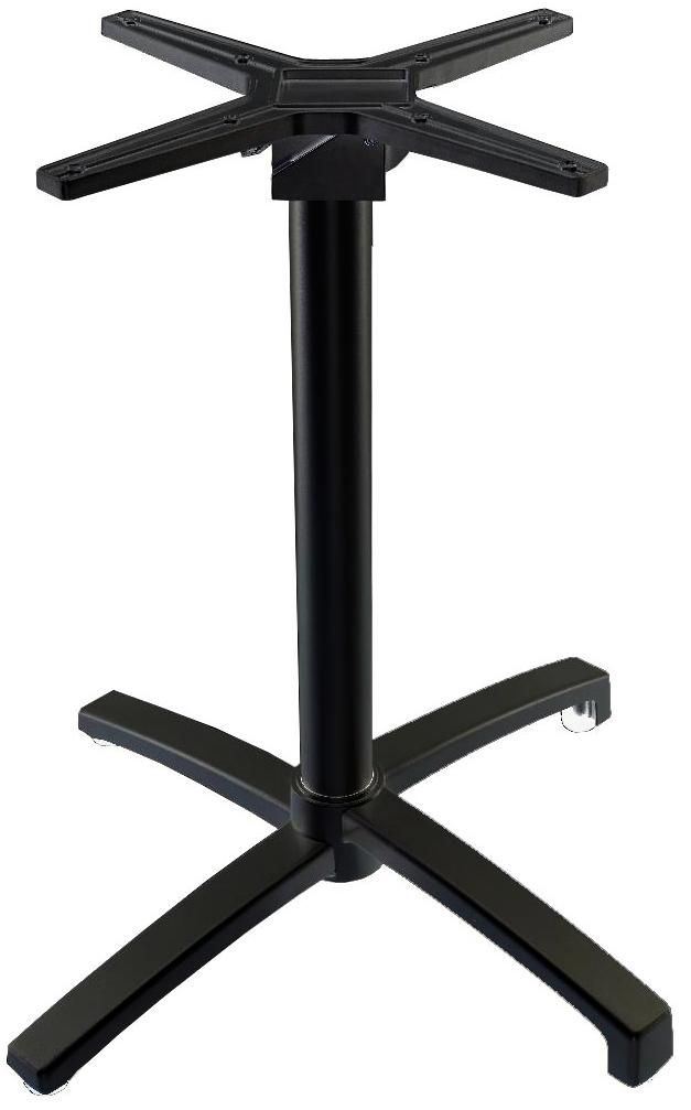 Pied de table central Eva abattant 4 branches noir SM France - 053932