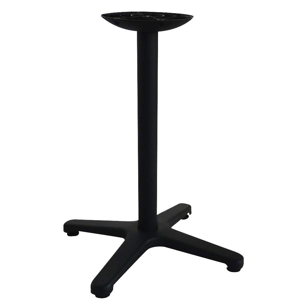 Pied de table central fixe Luxembourg noir SM France - 049865