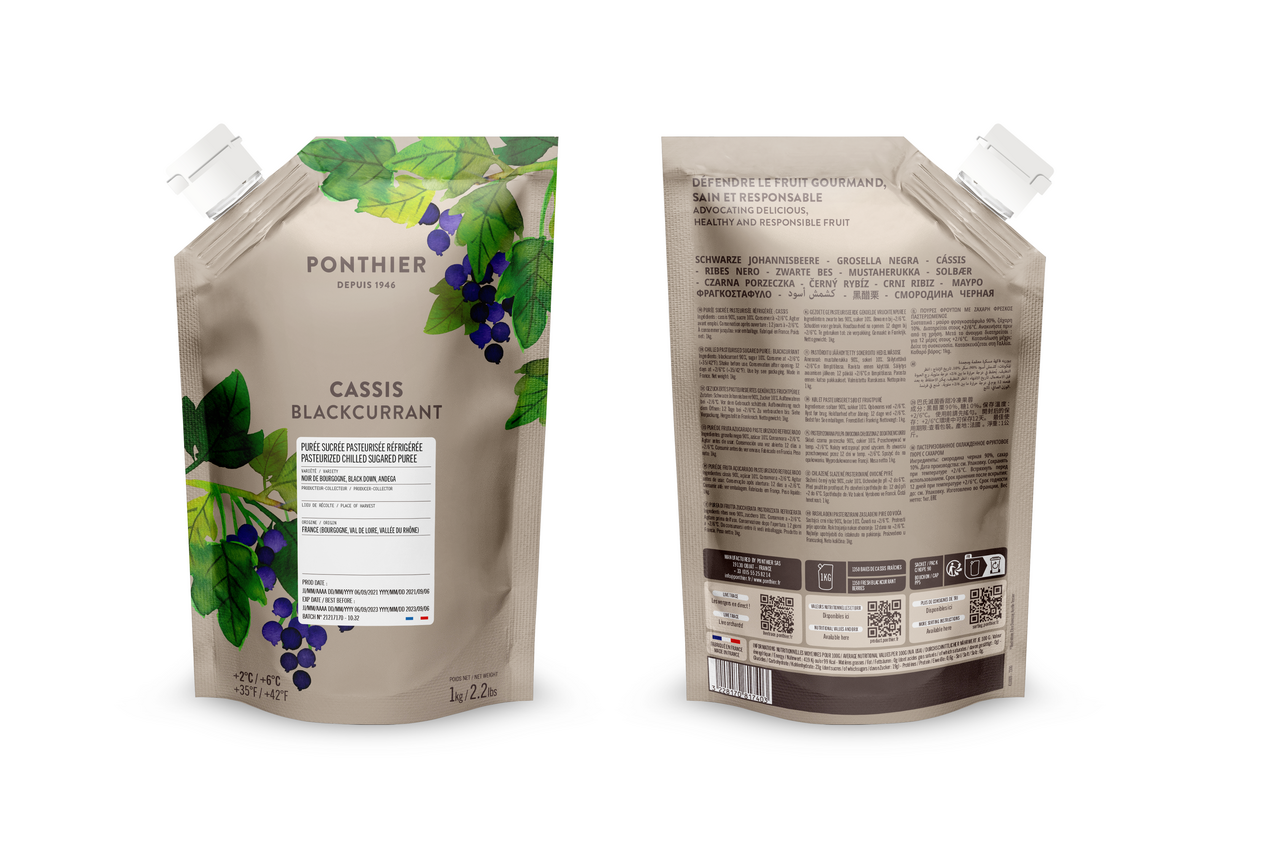 Ponthier Purée de cassis 1 kg