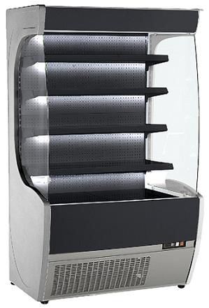 Meuble réfrigéré Marao II 1 mètre noir + LED