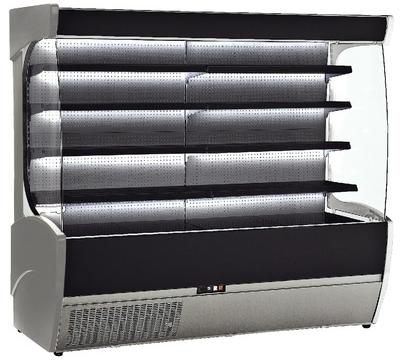 Meuble réfrigéré Marao II 2 mètres noir + LED