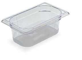 Bourgeat Bac gastro copolyester Cristal+ GN1/4 H.10 cm